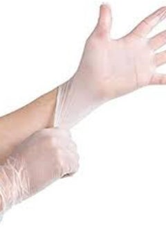 Buy KNP Clear vinyl disposable gloves in XL size are designed for single-use applications where protection and cleanliness are essential. in UAE