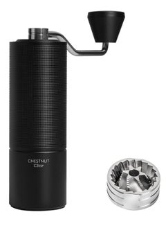 Buy Chestnut C3 ESP Hand Coffee Grinder, Manual Coffee Hand Grinder Capacity 25g with CNC Stainless Steel Conical Burr, Internal Adjustable Setting, Double Bearing Positioning for Travel, Camping (Black) in UAE