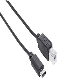 اشتري Manhattan Hi-Speed Printer Type-C Male to Type-B Male Cable Printer - 2M(6ft.) - 354950 - Black في مصر