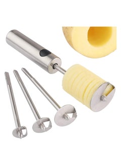 Buy Vegetable and Fruit Corer MultiPurpose Stainless Steel Vegetable Drill Ergonomic Handle With 4 Sizes for Coring and Hollowing out Potatoes Carrot etc in Saudi Arabia