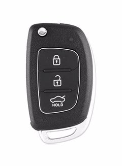 اشتري Folding Smart Car Key, 3 Buttons Keyless Entry Remote Case, Replacement Remote Car Key key Shell Repair for Mistra Hyundai HB20 SANTA FE IX35 IX45 Key Cover Case في السعودية