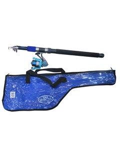 Buy Fishing Set Oakura A1-4000 reel plus strong rod 2.4 meter in UAE