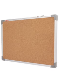 Buy 60X90cm Size Double Sided Cork Notice Board in UAE