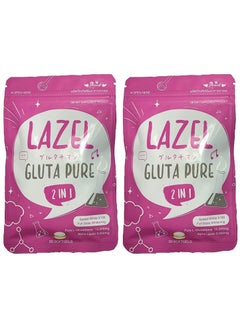 Buy 2Pc Of Gluta Pure 2 in 1 Full Dose Whitening 30capsules in UAE