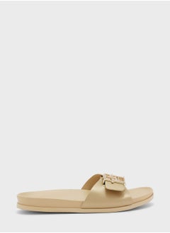 Buy Hardware Flat Flat Sandals in Saudi Arabia