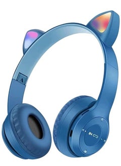 اشتري LED Light Up Wireless Stereo Cat Headset Headphones في مصر