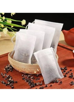 Buy Pack of 100 disposable herb or spice filter bags, each bag measures 8 x 6 cm in Egypt