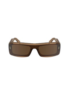 Buy FULL RIM ACETATE MODIFIED RECTANGLE CALVIN KLEIN SUN CK24503S  5121 (278) LIGHT BROWN in UAE