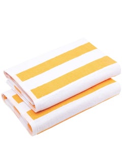 Buy Signoola Yellow Bath Towel 100% Cotton , 70x 180cm in Egypt
