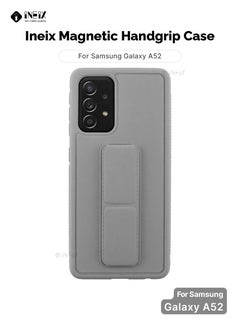 Buy 3 in 1 Magnetic Hand Grip Holder Case For Samsung Galaxy A52 4G/5G Grey in Saudi Arabia
