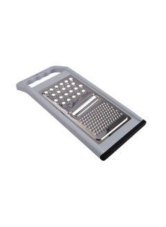 Buy Flat Stainless Steel Grater White and Silver 5 x 11inch in Saudi Arabia