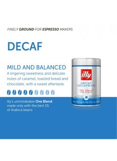 Buy Illy Decaffeinated Ground Coffee, 8.8Oz Can. in UAE