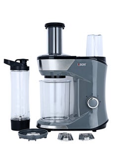 Buy Food Processor + Blender 3×1 Dark Grey 0.6L 300W Two Speeds in Saudi Arabia