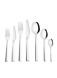 Buy Serenk New York 42-Piece 18/10 Stainless Steel Cutlery Set – Sleek, Polished Flatware for Sophisticated Dining in UAE