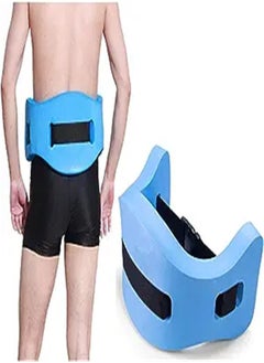 اشتري Goolsky Swim Floating Belt, Water Aerobics Exercise Belt, Back Floating Swim Belt, Fitness Foam Flotation Aid EVA Foam Swimming Training Aid Aerobics Exercise Belt Kickboard for Adult Kids في الامارات