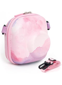 Buy Universal Protective Camera Case for Fujifilm Instax Mini 12 11 9 8 SE 7+ 40, Instant Camera Bag Hard EVA Case with Shoulder Strap- Pink Cloud in UAE