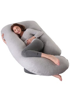 Buy U-Shaped Pregnancy Pillow  Full Body Maternity Support Pillow(62"x 28") in Saudi Arabia