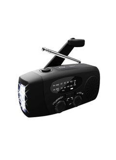 اشتري Emergency Radio Hand Crank Solar Weather Radio 1200mAh AM / FM / NOAA Emergency Weather Radio Portable Power Bank with Solar Charging & Hand Crank & Battery في الامارات