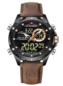 Buy Men's Water Resistant Analog/Digital Watch NF9208 in Saudi Arabia