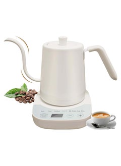 Buy Electric Gooseneck Kettle, 800ML Pour Over Kettle for Coffee and Tea, Ultra Fast Boiling Hot Water Kettle with 5 Temperature Control Presets in Saudi Arabia