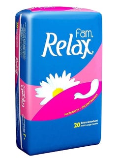 اشتري Fam Sanita Fam Relax Maternity Pads, 20 Pads في الامارات