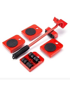 Buy Showay Moving Furniture Tool Transport Shifter With 5 Pack Wheel Slider Remover Roller Furniture Moving System - Lifting Tool Heavy Duty Moving Rollers Furniture Appliance in Saudi Arabia