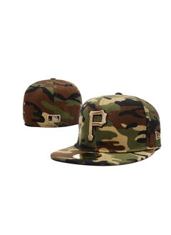 Buy NEW York fashion Embroidered Fitted Baseball Team Cap with Closed Back for Sun Protection56.8cm in Saudi Arabia