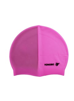 Buy Silicone Swimming Cap for Women and Men - Swim Caps with Ear Coverage, Flexible Design for Long Hair, Durable Non-Slip Waterproof Swim Cap to Keep Hair Dry in UAE