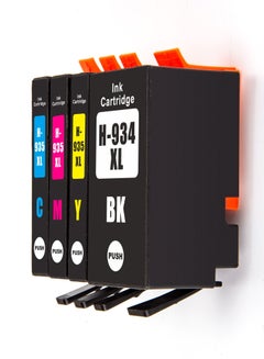 Buy Ink Cartridge 934XL 935XL for HP High Yield Set (4-Pack Black Cyan Magenta Yellow) 934 935 XL HP Officejet Pro 6230 6830 Officejet 6812 6815 pro6835 e All in One Printer 6820 in UAE