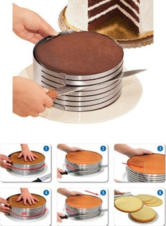 Buy 1Pc Stainless Steel Layer Cake Cutting Ring in Egypt