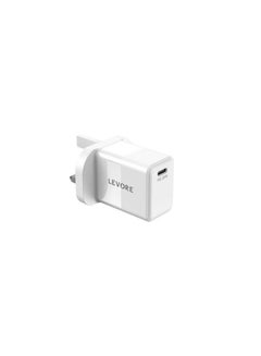 Buy USB Type-C 20W Wall Charger Fast Charging Adapter White in Saudi Arabia
