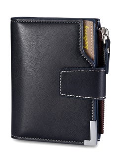 اشتري Baellerry Zipper Multi-Layer Cash Card Coin Holder Wallet Midnight Blue في الامارات