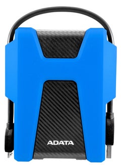 Buy ADATA HD680 1Tb Blue External Hdd 2.5 Inch Gaming Hard drive USB 3.2 Gen 1 with Cable Management Military Grade Shock Resistance Shock Sensor AES 256 bit Encryption in UAE