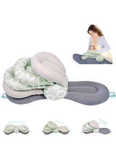 Buy Multi-Function Breast Feeding Pillow Maternity Nursing Pillow,Best for Mom,Adjustable Height,Grey in Saudi Arabia