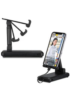 Buy Dual Charge Interface Phone Stand with Power Bank 10000 mAh for Tablet and Smartphone in UAE