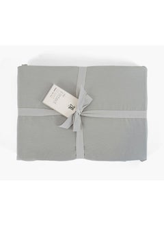 Buy Fitted Sheet King Light Grey in UAE