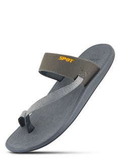 Buy SPOT Men's Slippers | Casual Slippers for Men | Stylish Design, Light Weight | SS-81 Grey in UAE