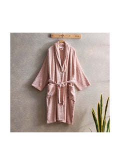 Buy Essential Adult Shawl Bathrobe Medium 110 cm in Saudi Arabia