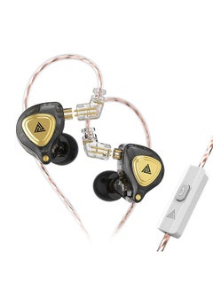 Buy QKZ ZX3 Dynamic Drive Earphone HIFI Bass Earbud Sport Noise Cancelling Headset Black in Saudi Arabia