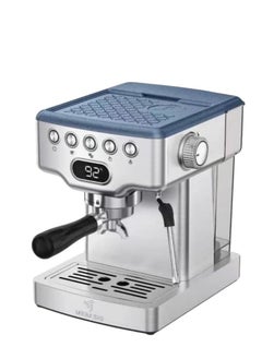 Buy Mebashi Espresso Coffee Maker, Stylish Metalic Blue, 1.8L/ 19Bar Pressure(ME-ECM2034MB) in UAE