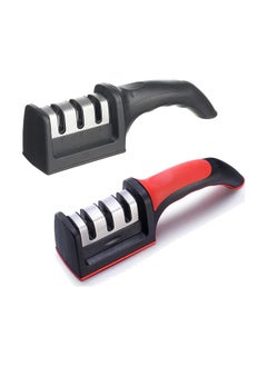 اشتري Kitchen Knife Sharpener Adjustable 4 In 1 Manual Knives And Scissor Sharpener Professional Blade Sharpening Tool Sharpener Stone في مصر