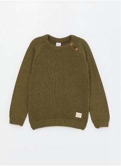 اشتري Crew Neck Long Sleeve Knitwear Baby Boy Sweater في مصر