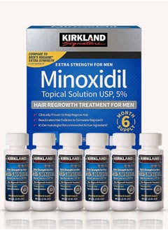 اشتري Minoxidil 5% Extra Strength Hair Regrowth Treatment 60ml x 6 في السعودية