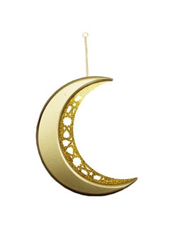 Buy Ramadan Moon Decoration 20cm, Golden Elegance for Your Celestial Celebrations in UAE