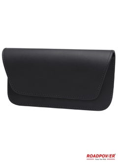 اشتري Sunglasses Holder For Car Case Leather Glasses Clip Holder For Sun Visor Black في الامارات