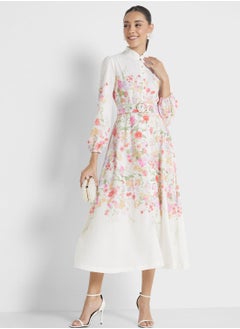 Buy Floral Print Dress in UAE