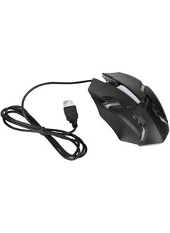 Buy Colorful Gaming Mouse Black Backlit Wired Pc Mouse Plug And Play Laptop For Windows Xp Vista 7 8 10 For Pc Laptop Accessory in Saudi Arabia