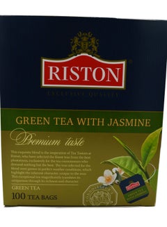 اشتري Green Tea with Jasmine | Green Tea Bags | Pack of 100 Green Tea Bags في الامارات