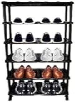 اشتري El watania classic shoes holder 6 shelves dark brown*brown في مصر