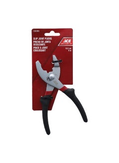 Buy Corrosion Resistant Vinyl Grip Handle Slip Joint Plier Black and Silver 15 cm 82-148 in Saudi Arabia